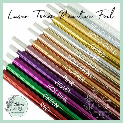 Laser Toner Reactive Foil Roll