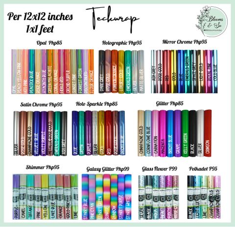 Techwrap Glitter Mermaid Vinyl Sheet