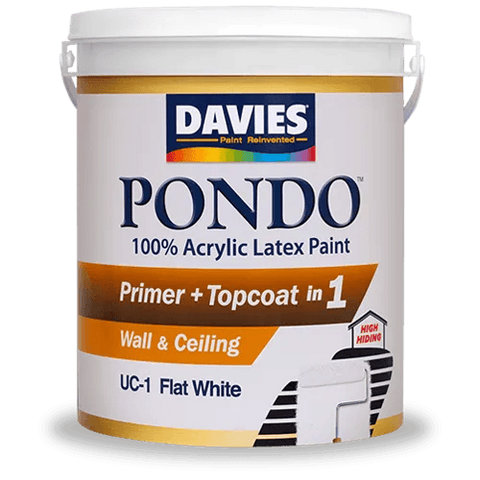 Davies Pondo 100% Acrylic Flat Latex Paint