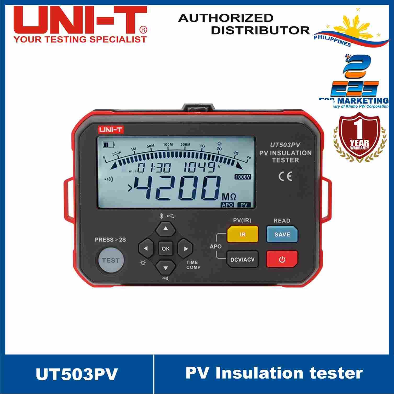 UNI-T UT503PV PV Insulation Tester