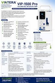 VINTERA® VIP-1500 Pro Volumetric Infusion Pump