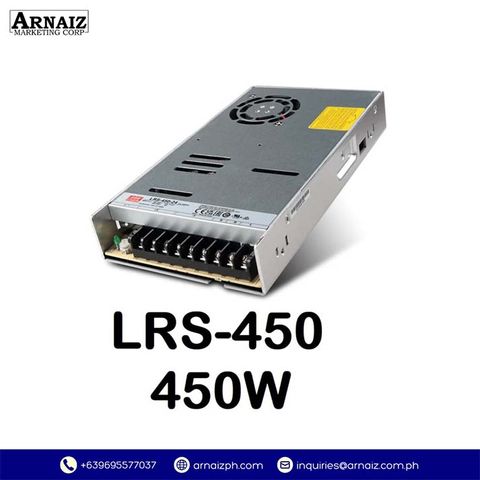 Mean Well LRS-450-24 AC DC Switching Power Supply 450W 24V Industrial PSU