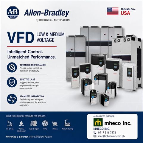 Allen-Bradley Low Medium Voltage VFD