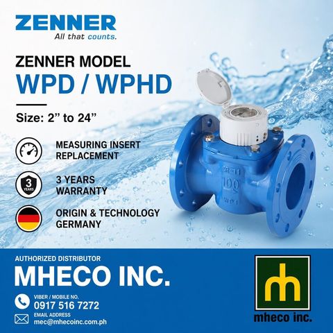 Zenner WPD/WPHD Woltman Bulk Water Meter