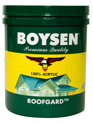 BOYSEN® Roofgard Gloss Acrylic Water-Based Roof Paint