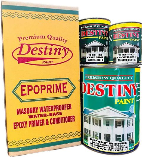 DESTINY PAINT EPOPRIME WATER-BASED EPOXY PRIMER AND MASONRY WATERPROOFER - PARTS A, B & C