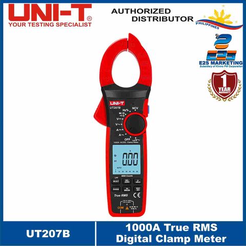 UNI-T UT207B 1000A True RMS Digital Clamp Meter