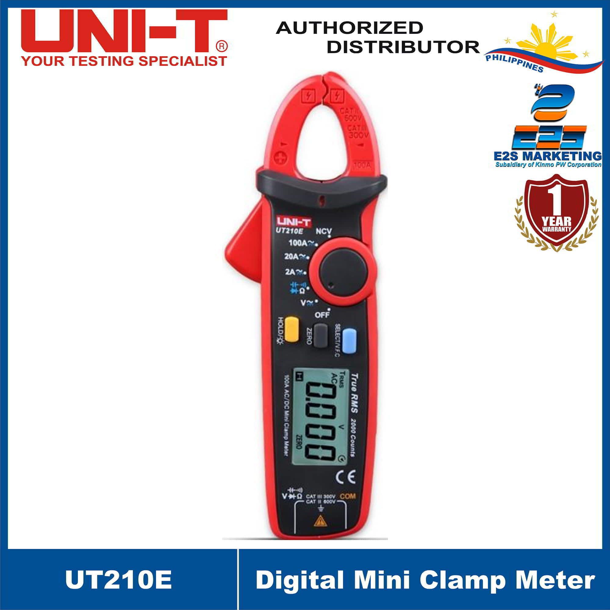 UNI-T UT210E 100A AC/DC Mini Clamp Meter | Uni-T Philippines | PH