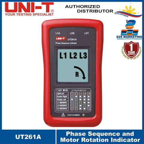 UNI-T UT261A Phase Sequence and Rotation Meter