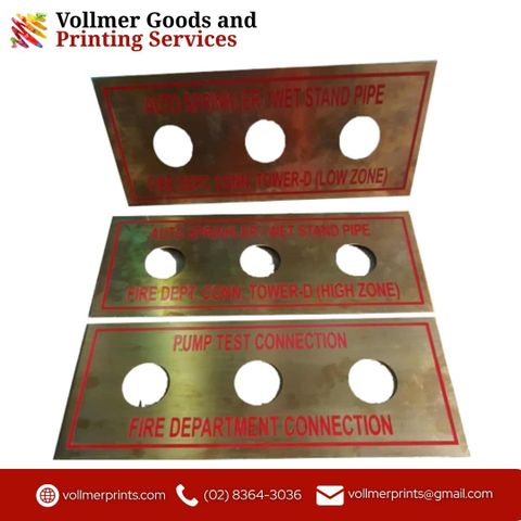 Vollmer Customized Metal Etching Service