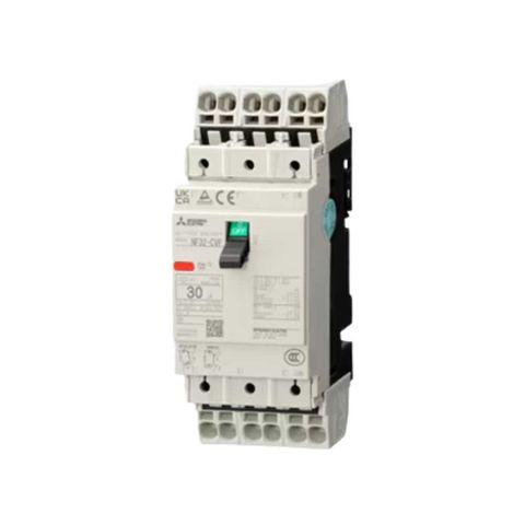 Mitsubishi Low-voltage Circuit Breakers with Spring Clamp Terminals