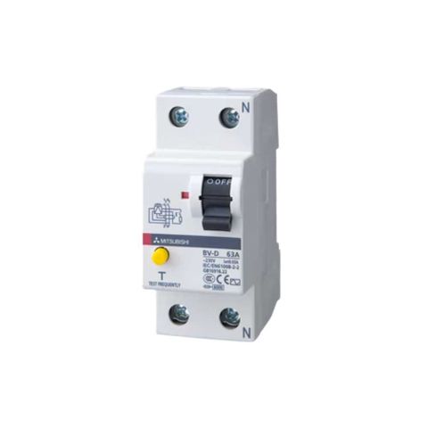 Mitsubishi Residual Current Circuit Breakers (RCCB) BV-D