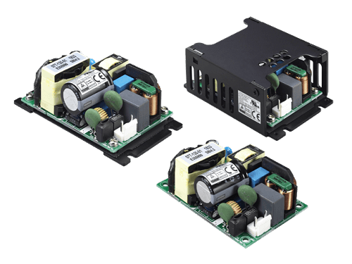 CINCON CFM130M - 130Watts AC-DC 2”x3” Medical Open Frame Baseplate-cooled Power Supply