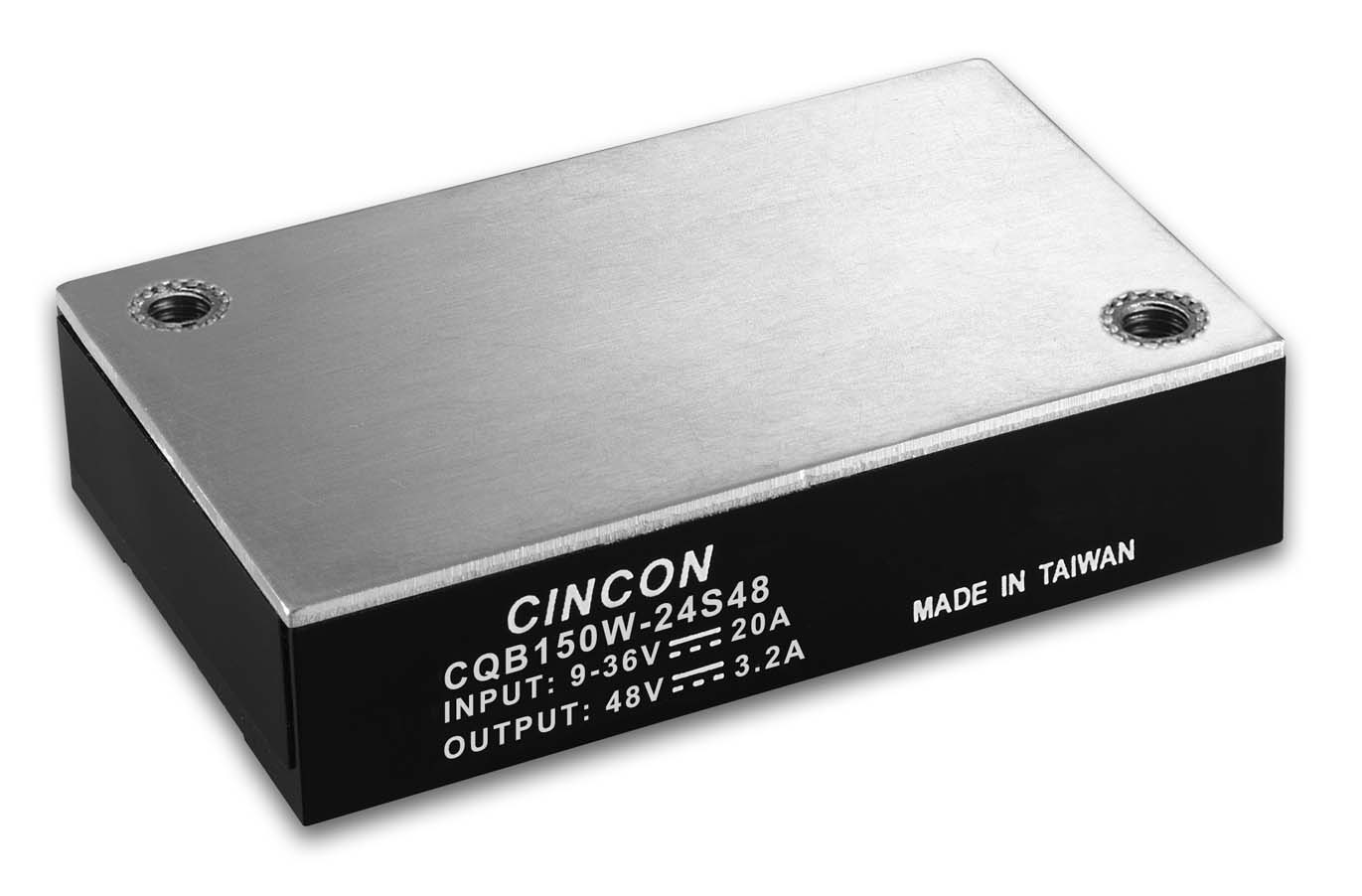 CINCON CQB150W - 150Watts 4:1 Input Range Quarter Brick Railway DC-DC Converter