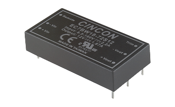 CINCON EC7BW18 - 20 WATT 18 : 1 Input DC-DC CONVERTER