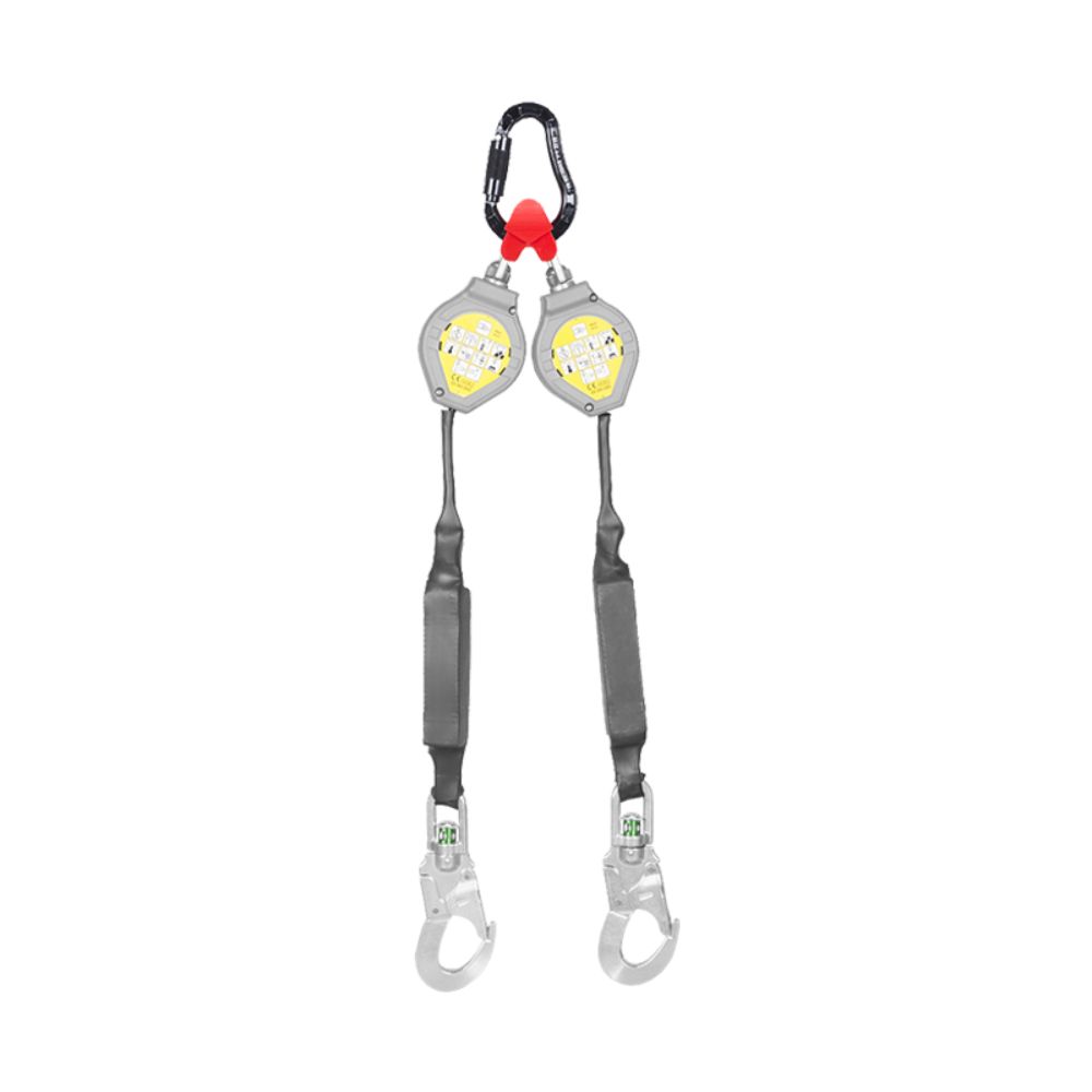 Akrobat Twin Self Retracting Lifeline 1.8m AK WR040 (Made in EU)