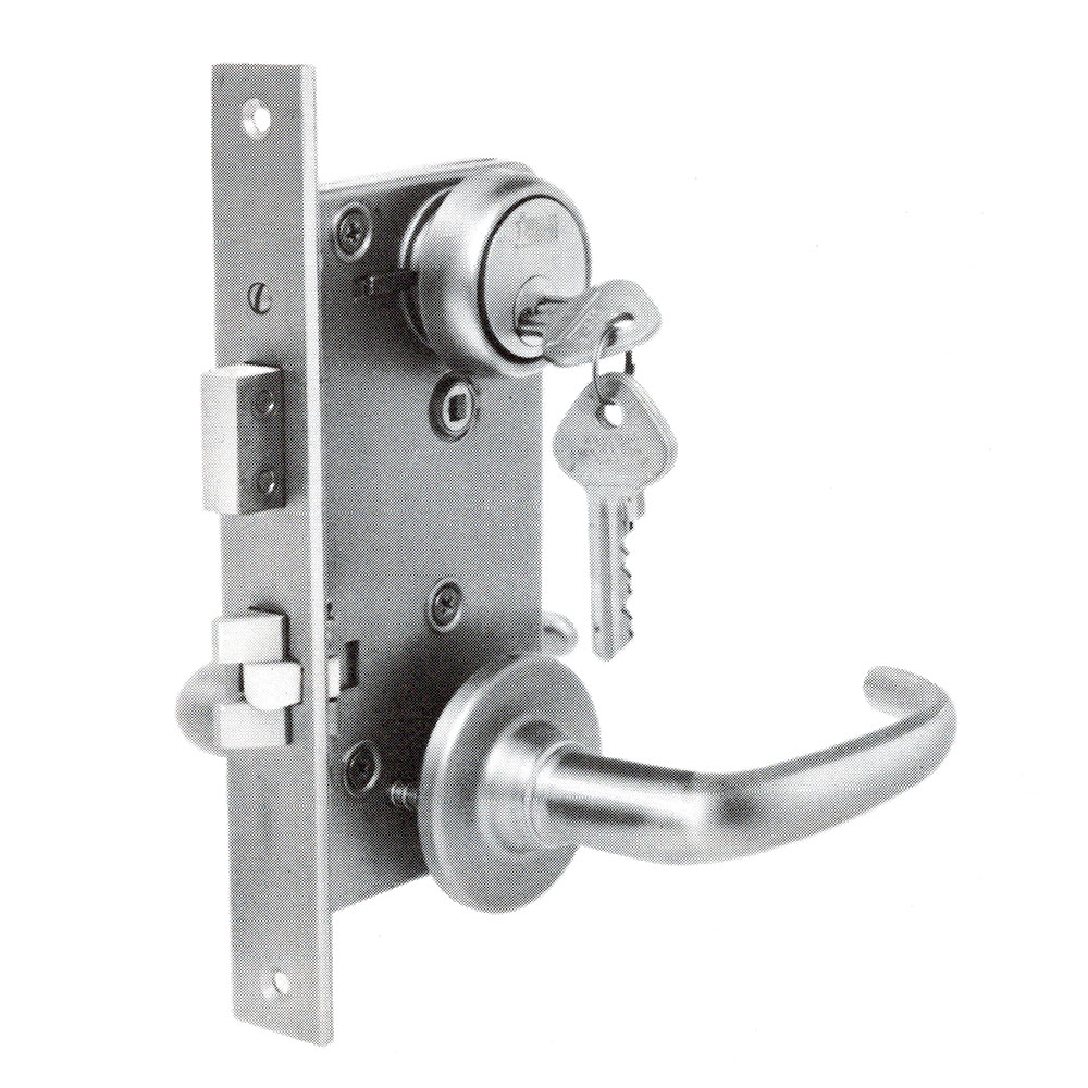 IW-1101 IWATA Cylinder Mortise Locks with Lever Handle