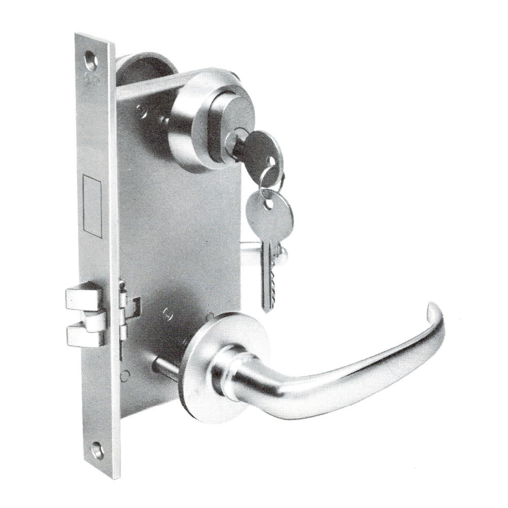 IW-1101 IWATA Cylinder Mortise Locks with Lever Handle | Alicon