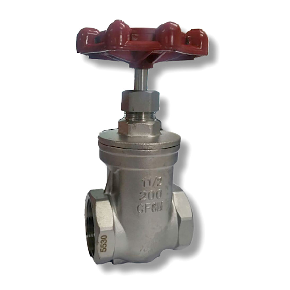 ARITA Stainless Steel Gate Valve, 200 WOG, Threaded End