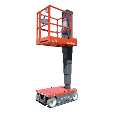 (AC) Self Propelled Vertical Man Lift For Rent