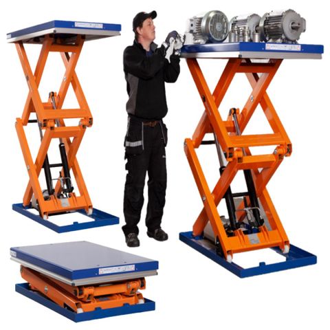 Edmolift C-Series Vertical Double Scissor Lift Table CLD 1500