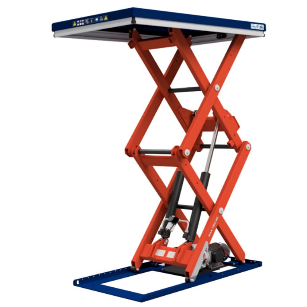 Edmolift Vertical Double Scissor Lift Table Tld 1000 Assurich