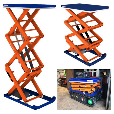 Edmolift Vertical Double Scissor Lift Table TLT 1500