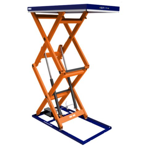 Edmolift Vertical Double Scissor Lift Table TSD 1500