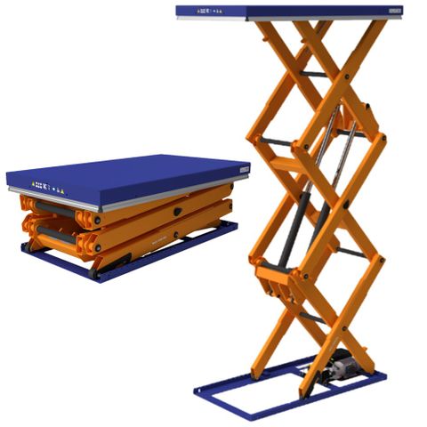 Edmolift Vertical Triple Scissor Lift Table TMT 1500