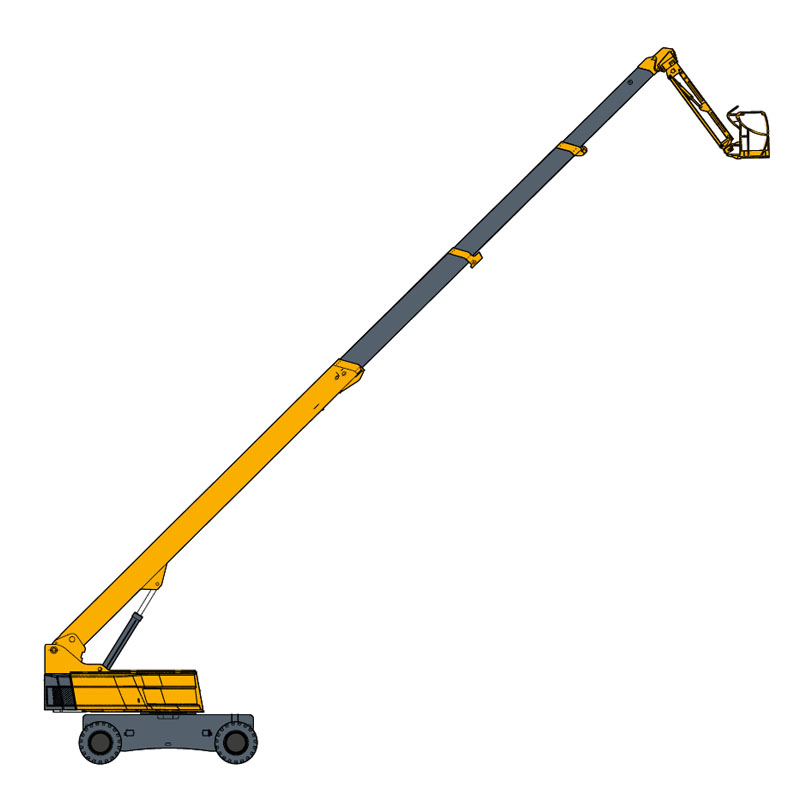 Haulotte Diesel Rough Terrain Telescopic Booms HT43 RTJ PRO