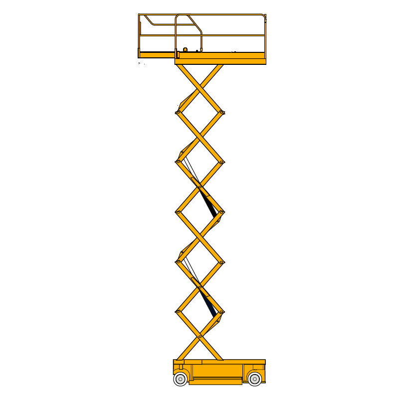 Haulotte Electric Scissor Lift Large model Compact 14 (Indoor)