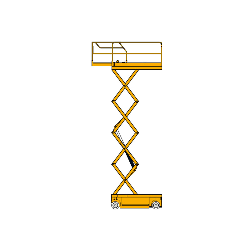 Haulotte Electric Scissor Lift Narrow model Compact 10N (Indoor)