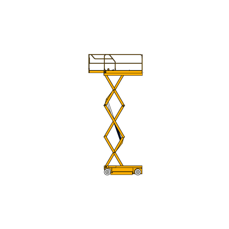 Haulotte Electric Scissor Lift Narrow model Compact 8