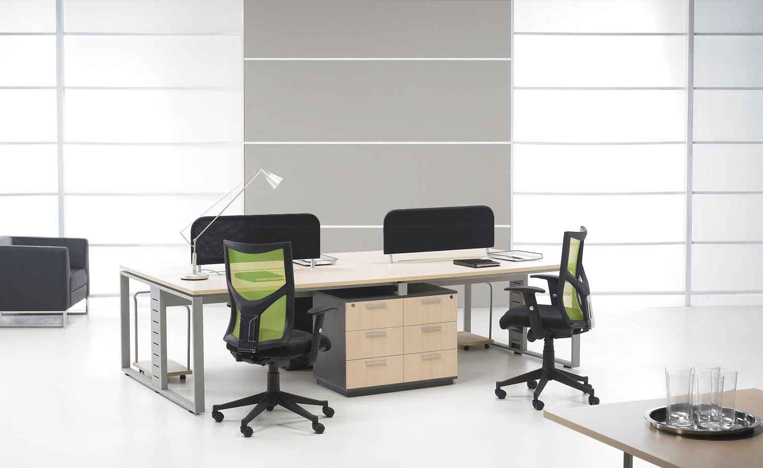 IZY - Office Workstation - Open Concept Desking System - 4 Pax Station - B