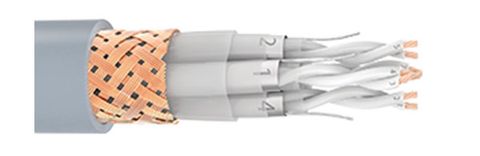 Marine Shipboard Instrument Cables - FM2XCCH (IS) 250V Halogen Free, Flame Retardant, Individually and Overall Screened, Communication and Signal Cable