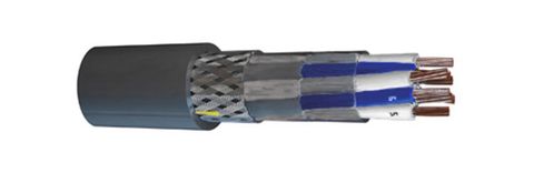 Marine Shipboard Instrument Cables - MarineCom YOZc 250V Control and Signal Marine Armoured Pair Instrument Cable