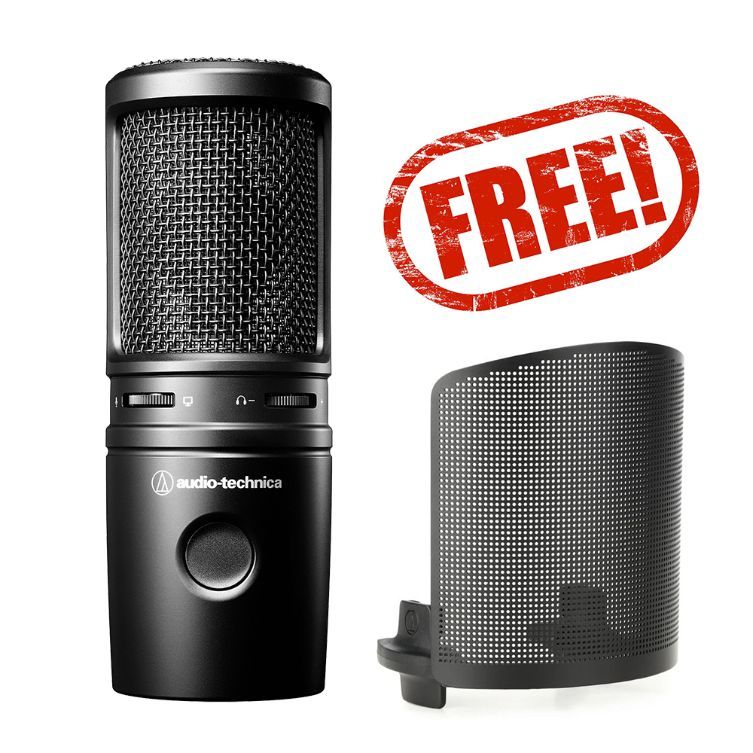 Audio-Technica AT2020USB-X Cardioid Condenser USB Microphone