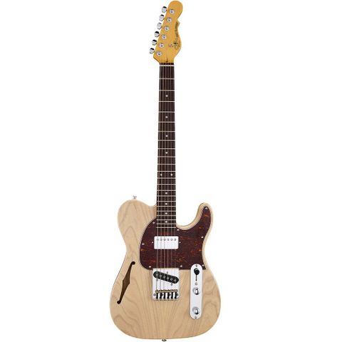 G&L Tribute ASAT Classic Bluesboy Semi-Hollow Electric Guitar – Blonde