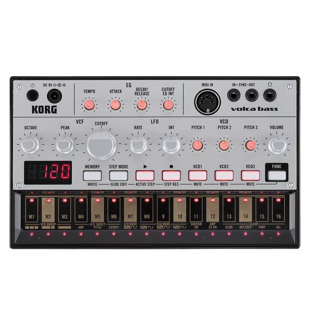 Korg Volca Bass Analog Bass Synth Module and Sequencer