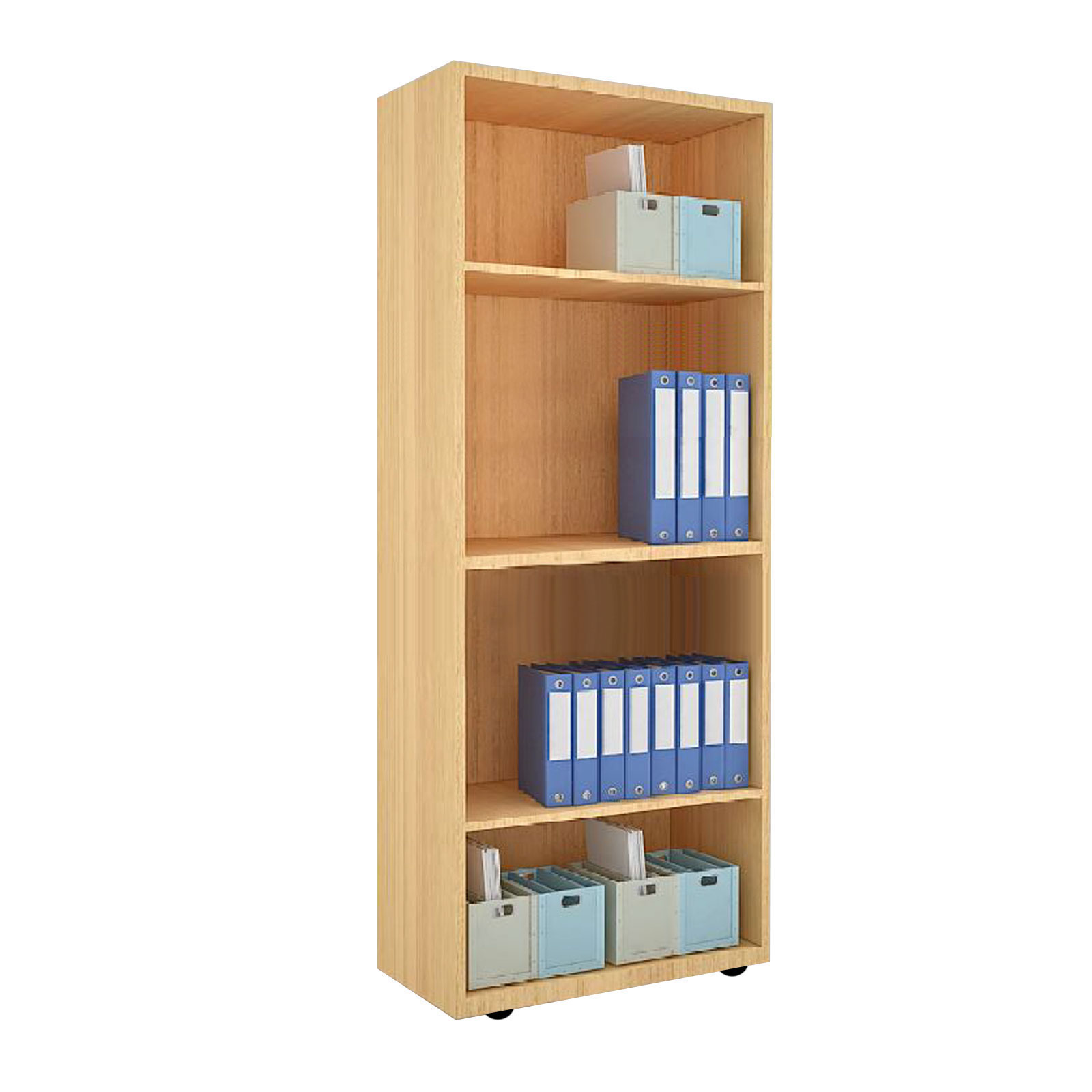 Wooden Open Shelf (4 Tiers)