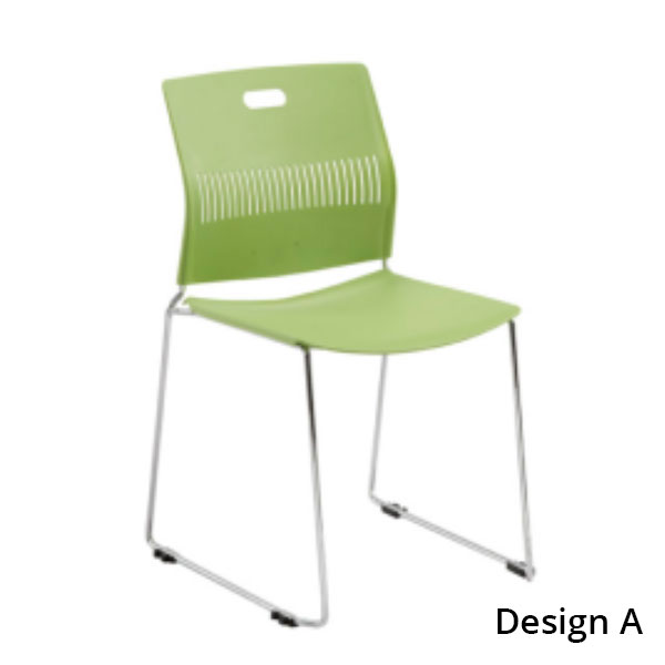 Stackable Training Chair Without Armrest