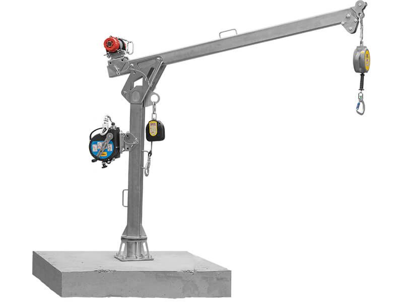 Rothoblaas FALL PROTECTION SYSTEM - SAFETY CRANE FOR LIFTING PEOPLE AND LOADS