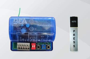 BEA 434MHz Wireless Pushplate And Receiver