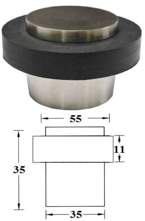 55T Floor Mounted Door Stop