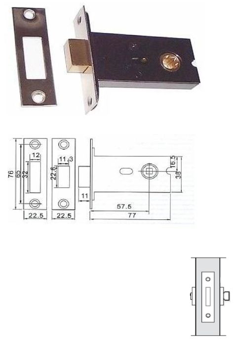 590 - mortise dead bolt