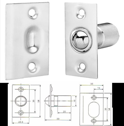 ABC40 Adjustable Ball Catch with Strike