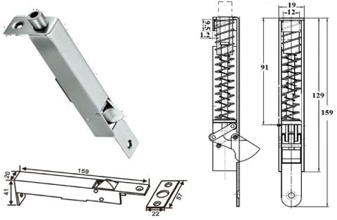 AF200 Automatic Flush Bolt