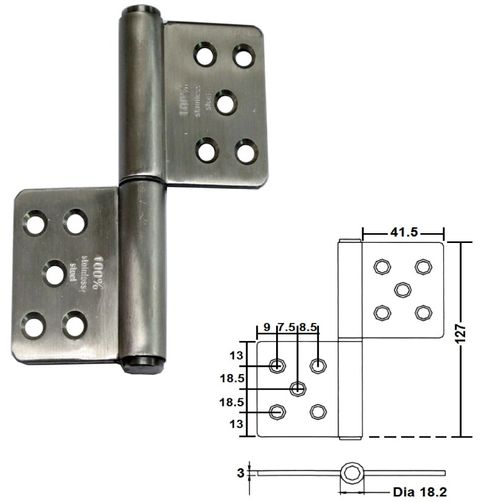 D3002-FG - 127x101x3mm lift off hinge