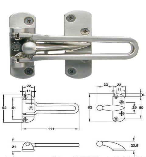 DG120 Exposed Door Guard