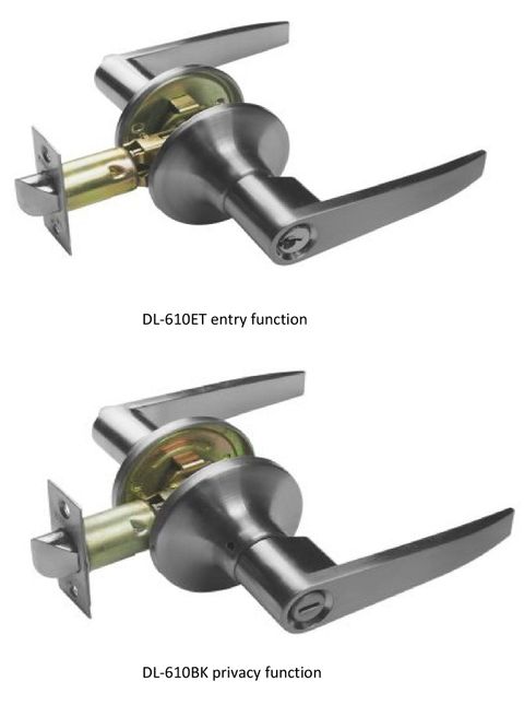 DL-610/ET, DL-610/BK lever handle set